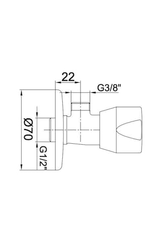 Eca Pınar Klozet Ara Taharet Musluğu 102111104 Krom
