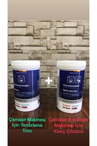 Çamaşır Makineleri Için Temizleyici Ve Kireç Çözücü Toz Seti - 399939005