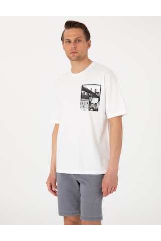 Pierre Cardin Erkek Beyaz Tişört 50310144-vr013 Beyaz
