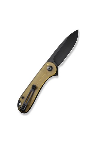 Civivi Elementum Bead Blasted Ultem Handle Black Stonewashed D2 Blade Kamp Çakı Sarı