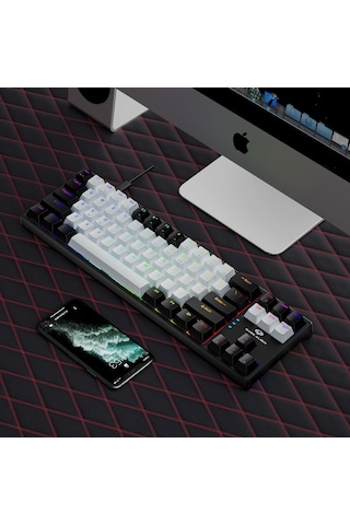 Valkyrie K710 Blue Switch Dark Alien Rgb Kablolu Oyuncu Klavye