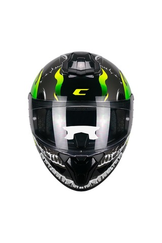 Cgm 330r Rıot Rıpper Kapalı Kask Siyah/sarı-l