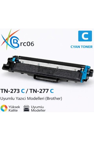 Brother Uyumlu Tn-277 Mavi Yüksek Kapasiteli Uyumlu Toner