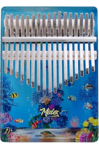 Midex Klx-640 Okyanus Cam Kalimba 17 Tuşlu Full Set