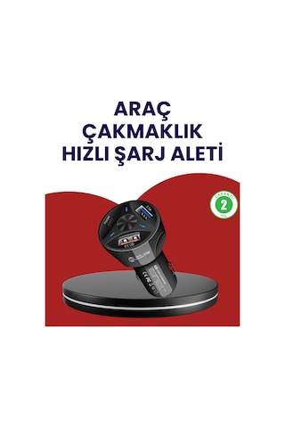 Bay 55w Pd Ve Quick Charge 3.0 Destekli Polygold Araç Şarj Adaptörü Najmaddin