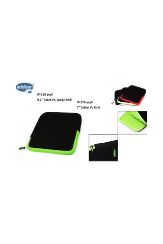 Addison Ip-118 Yeşil 7" Tablet Pc Kılıfı