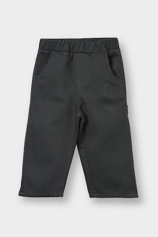 Defacto Erkek Bebek Etiket Baskılı Gabardin Pantolon F9993a525wngn563 Yeşil