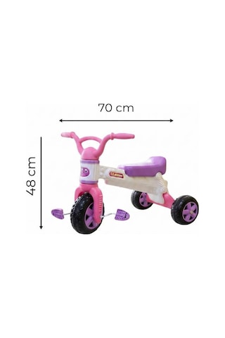 Motor Beceri Gelişimini Destekleyen 65 Cm Bisiklet Eğlence Ve Gelişim Bir Arada Pembe