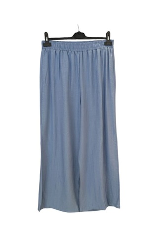 Z-521 Pile Ve Kimono Detaylı Pantolonlu Çilek İkili Takım Buz Mavisi