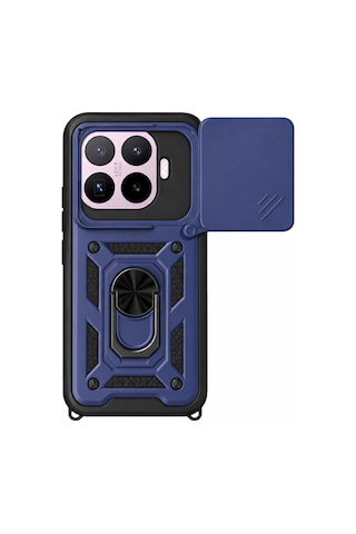 Glide Serisi Sürgülü Kamera Korumalı Ve Yüzük Standlı Mi 17t Pro Uyumlu Kılıf Lacivert Glide Serisi Sürgülü Kamera Korumalı Ve Yüzük Standlı Mi 17t Pro Uyumlu Kılıf Lacivert
