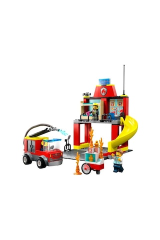 LEGO® City 60375 İtfaiye Merkezi ve İtfaiye Kamyonu 153 Parça