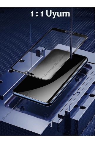 Huawei Mate 10 Lite Siyah Mat Tam Full Kaplayan Seramik Nano Cam Ekran Koruyucu