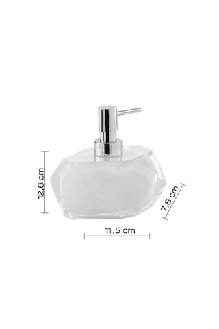 Chanelle Banyo Seti, Tezgah Üstü - Beyaz