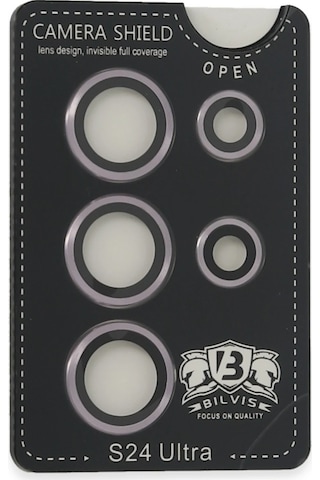 Cosmotex Newface Samsung Galaxy Uyumlu  S24 Ultra Bilvis Titan Kamera Lens - Derin Mor