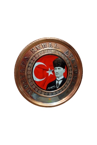 Atatürk Tablo Bakır Tablo M.k.atatürk Tablosu Özel Elişçiliği
