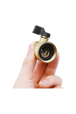 Kapatma Vanalı Bahçe Hortumu Hızlı Bağlantısı, Küresel Vanalı 3/4" Hızlı Bağlantı Parçası, Kolay Bağlantı Ve Hızlı Bağlantı Kesme Diğer