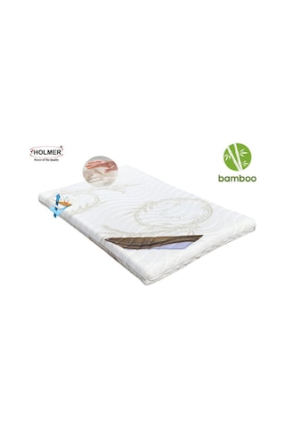 Holmer Kids Natural Soft Bambu Park Yatak Yataığı - Oyun Parkı Yatağı - Beşik Yatağı 70 x 110