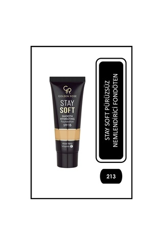 Golden Rose Stay Soft Smooth Hydrating Foundation No: 213 - Nemlendirici Fondöten Spf 15