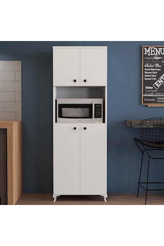 Moxen Beyaz Mikrodalga Fırın Dolabı Mfd1001Byz