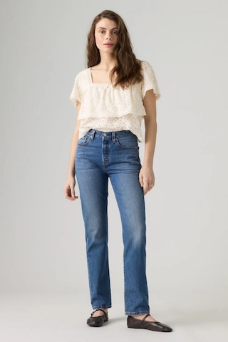 Levi's Kadın 501 Med Indigo Jeans-16496 Mavi