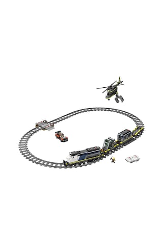 LEGO® City Polis Treni Soygunu 60508 – 7 Yaş ve Üzeri Çocuklar için 6 Minifigür İçeren Yaratıcı Oyuncak Yapım Seti (1313 Parça)