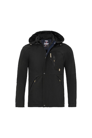 Famoda Kürklü Su ve Rüzgar Geçirmez Softshell Kışlık Erkek Mont - Siyah