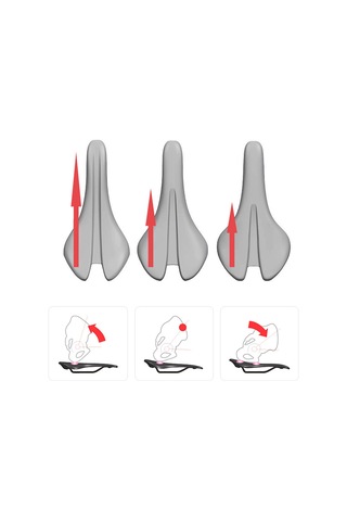 Homyl Bisiklet Mtb Yol Evrensel Eyer Koltuk Minderi Siyah-mavi Siyah Mavi