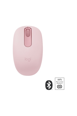 Logitech M196 Bluetooth Kablosuz Kompakt Pc Ve Mac İle Uyumlu Mouse - Pembe