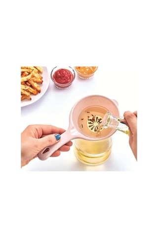 Pratik İnce Elekli Mutfak Gereci Sıvı Yağ Süzgeci Adaçayı