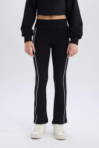 DeFacto Kız Çocuk Esnek Belli Biyeli Uzun Tayt D9821A825SPBK81 Siyah