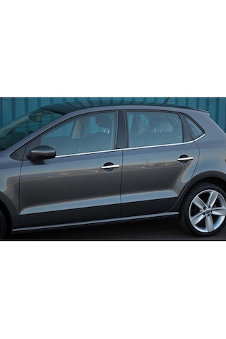 Vw Polo Krom Cam Çıtası 6 Parça 2009-2017 6R Paslanmaz