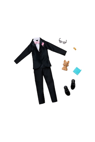 Hwv77 Barbie + Ken Fashion - Damat Aksesuarları Bebekler Ürüne D