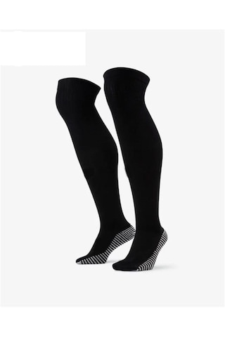 Siyah Amatör Futbol Maç Çorabı Futbol Tozluk Futbol Halısaha Çorabı Konç Kartal-amt-siyah Siyah