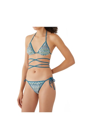 Missoni Zigzag Desenli Bikini Yeşil Çoklu