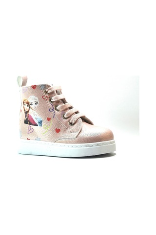 Onlo Ayakkabı Fr.0223 Pudra Fermuarlı Kız Çocuk Bebek Bot Pudra