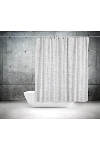 Tropik Banyo Duş Perdesi 3182 Model Çift Kanat 2X110X200Cm Çok Renkli