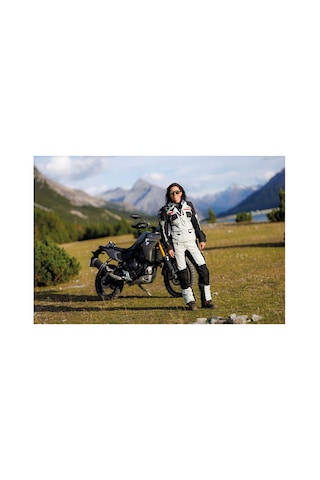 Held Carese 3 Adventure Korumalı Motosiklet Pantolonu Gri Siyah