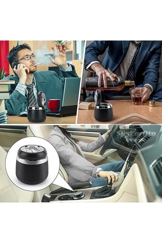 Üniversal 7 Renkli Işıklı Porselen Yanmaz Koku Geçirmez Lüx Oto Küllük Dumansız Kapaklı Spor Araç İçi Küllük Araba Küllüğü Gümüş 00 Şüscaroto Aksesuar