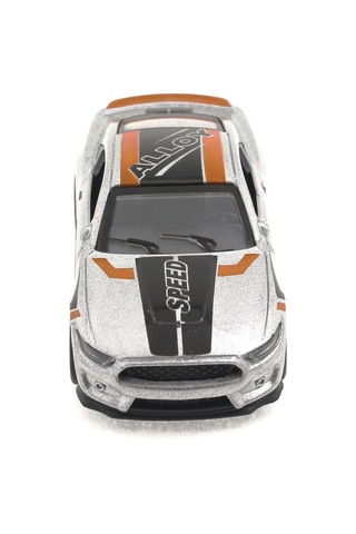 Die Cast Çek Bırak Metal Gri Yarış Arabası