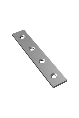 Çankaya Saç Düz Gönye Lama 1.5cm X 10.5 Cm 4 Adet Gümüş