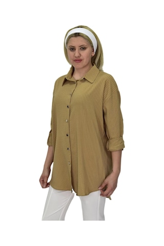 Kadın Gofre Gömlek Bgl-st03697 001