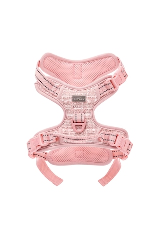 Haute Couture Köpek Göğüs Tasması Pembe S