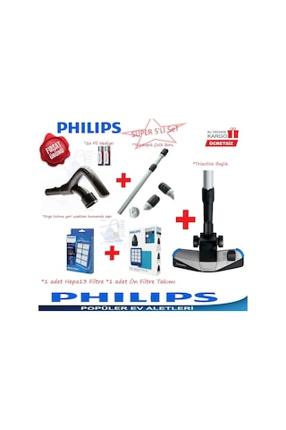 Philips Uyumlu Fc9919 Marathon Ultimate Kumanda+Boru+Filtre+Başlık (410608607)