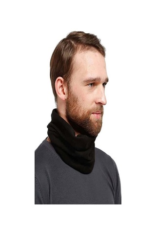 Unisex Siyah Polar Boyunluk & Bere Siyah