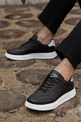 Daxtors D0158 Günlük Ortopedik Unisex Sneaker Spor Ayakkabı Siyah-beyaz