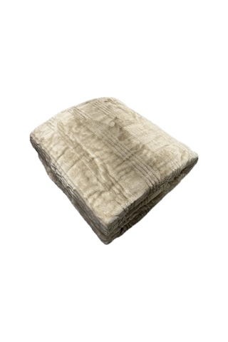 Merinos Harmony Çift Kişilik Peluş Battaniye 220x240 Vizon Rengi Yeni Model Yeni Desen