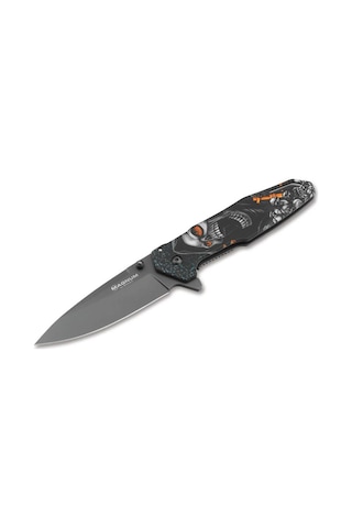 Böker Magnum Screaming Skull Kamp Çakı Siyah