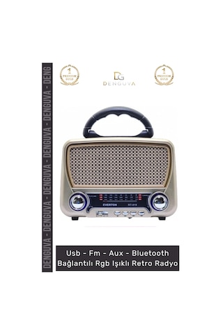 Radyo Rt819 Solar Enerjili Bluetooth Fenerli Nostalji Taşınabilir Ses Sistemi Mp3 Player Müzik