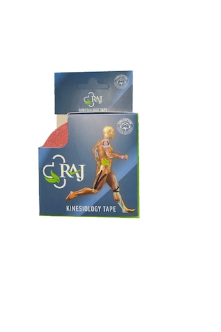 Raj Kinesio Tape  Sporcu Bandı Kırmızı 5 M x 5 CM