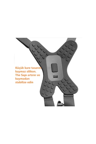 Kask Kamera Çene Tutucu 4 Bacaklı Esnek Kırılmaz Yeni Model